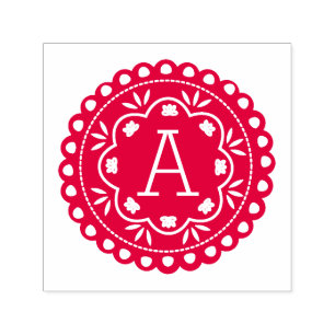 Papel Picado Zelfinktende Stempel