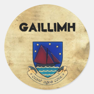 paper_33, Logogalwayco2, Gaillimh Ronde Sticker