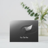 Paper Boat Odyssey Briefkaart (Staand voorkant)