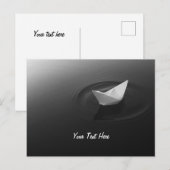 Paper Boat Odyssey Briefkaart (Voorkant / Achterkant)