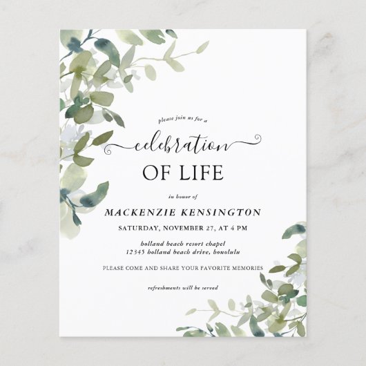 PAPER Botanische viering van het levensdenkteken Flyer (Voorkant)