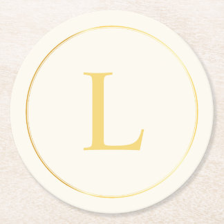 Paper Coaster Ronde Kartonnen Onderzetter