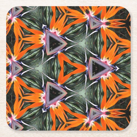 Paper Coaster Vierkante Kartonnen Onderzetter (Voorkant)