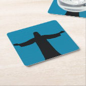 Paper Coaster Vierkante Kartonnen Onderzetter (Schuin)