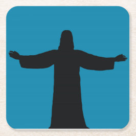 Paper Coaster Vierkante Kartonnen Onderzetter