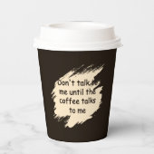 paper coffee cup papieren bekers (Achterkant)