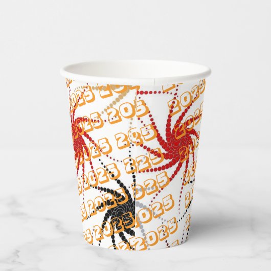 Paper Cup Abstract 2025 Papieren Bekers (Rechts)