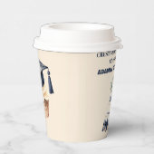 Paper cup-Editable Graduation Tableware Set Papieren Bekers (Rechts)