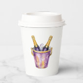 Paper cup-Happy New Year 2026 Tableware Set Papieren Bekers (Achterkant)