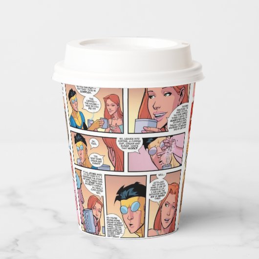 Paper cup papieren bekers (Voorkant)