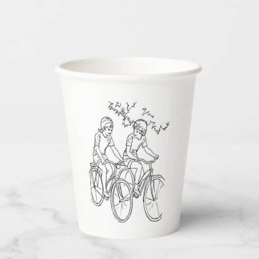 Paper cup papieren bekers (Voorkant)
