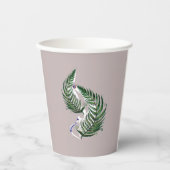 Paper cup Party Aotearoa NZ Country Fern Papieren Bekers (Voorkant)