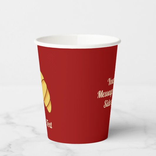Paper Cups Cross Papieren Bekers (Links)
