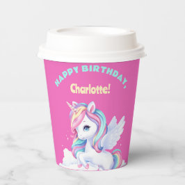Paper Cups to a magical birthday party. Papieren Bekers