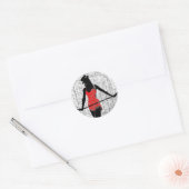 Paper Dance SF Ronde Sticker (Envelop)