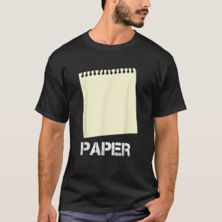Paper Edition Rock Papier Schaar Matching Gift T-shirt