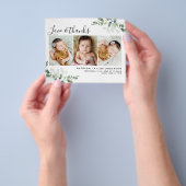 PAPER Eucalyptus Foto Baby Dank u wel Flyer (Hand)