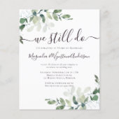PAPER Eucalyptus Vow Renewal Uitnodiging Flyer (Voorkant)