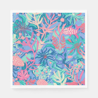 Paper luncheon napkin in stylish graphic servet