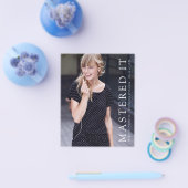 PAPER minimalist Afstuderen aankondiging Flyer (Enkel)