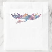 Paper Mosaic Crane Sticker (Tas)