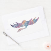 Paper Mosaic Crane Sticker (Envelop)