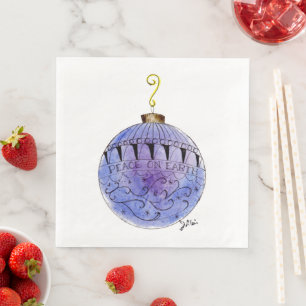 Paper Napkin - Peace on Earth Ornament Servet