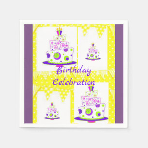 Paper Napkins Birthday Servet