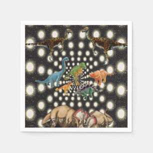 Paper Napkins Dinosaur Servet