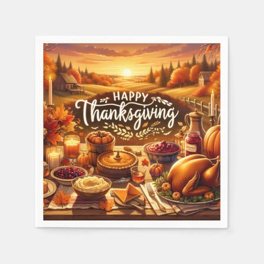 Paper napkins servet (Voorkant)