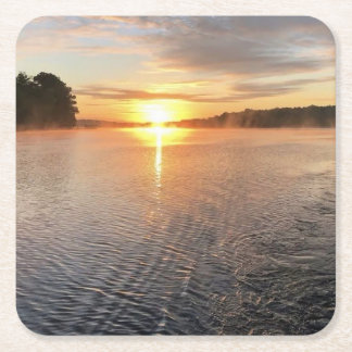 Paper Onderzetter Lake Oconee Sunrise Fotoontwerp