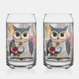 Paper Owl Soda Glass Blikvorm Glas