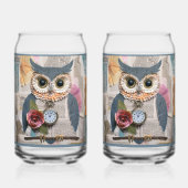 Paper Owl Soda Glass Blikvorm Glas (Achterkant)