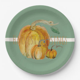 Paper Plates: Harvest Blessings Papieren Bordje