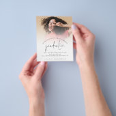 PAPER Simple Photo Afstuderen 2022 Party Invite Flyer (Hand)