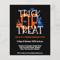 PAPER |Trick Or Treat Halloween Feest Uitnodiging 