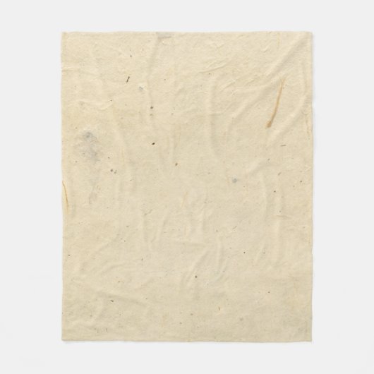 Paper white gray handmade fleece deken (Voorkant)