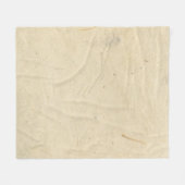 Paper white gray handmade fleece deken (Voorkant (Horizontaal))