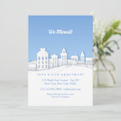 Paper White Moving Aankondiging (Staand voorkant)