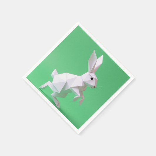 Paper work of rabbit in green world  servet (Hoek)