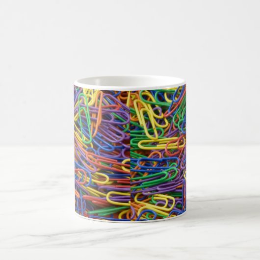 Paperclips colorés Mug (Centre)