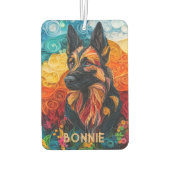 Papercut German Shepherd Luchtverfrisser (Achterkant)