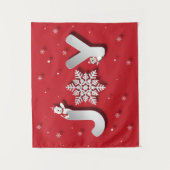 Papercut JOY met Penguin en Polar Beer Wandkleed (Voorkant)