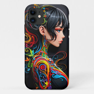 Papercut Pop Art Beauty ( 1 ) iPhone 11 Hoesje
