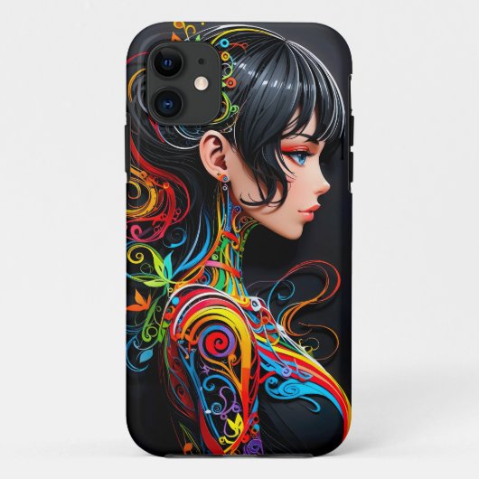Papercut Pop Art Beauty ( 1 ) Case-Mate iPhone Case (Achterkant)