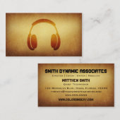 Papered Archive Dejay Headphone Visitekaartje (Voorkant / Achterkant)