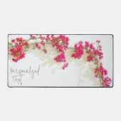 Paperflower rose blanche Ajouter votre nom Girly E (Recto)