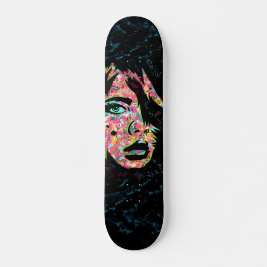 PaperMonster "Hij is hier" Deck Skateboard (Voorkant)