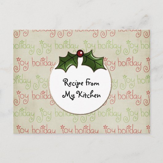 Papers_PattHolidayJoy, blanco chipboard label, kit Briefkaart (Voorkant)
