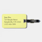 Paperwhite Narcissus Delicate White Flowers Bagagelabel (Achterkant horizontaal)